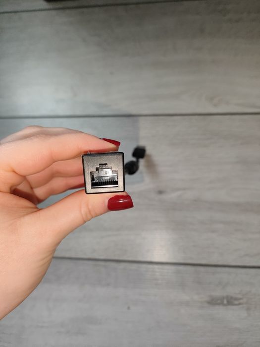 Adapter sieciowy USB Hama przejściówka do kabla sieciowego do laptopa