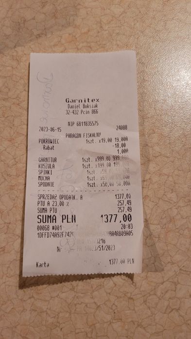Garnitur ślubny ze spodniami + koszula + buty