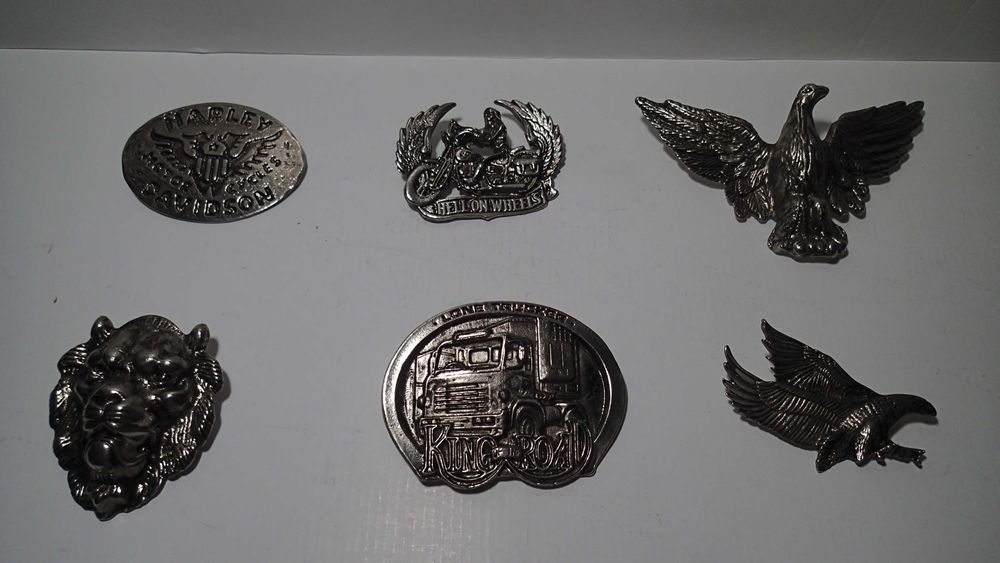 Apliques motard em metal