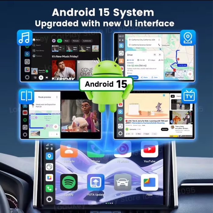 Смарт приставка в авто Carlinkit Tbox Ultra 1 8/128gb SM6350 Android 15