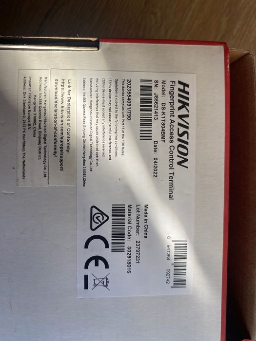 Kontroler dostępu DS-K1T804BMF Hikvision