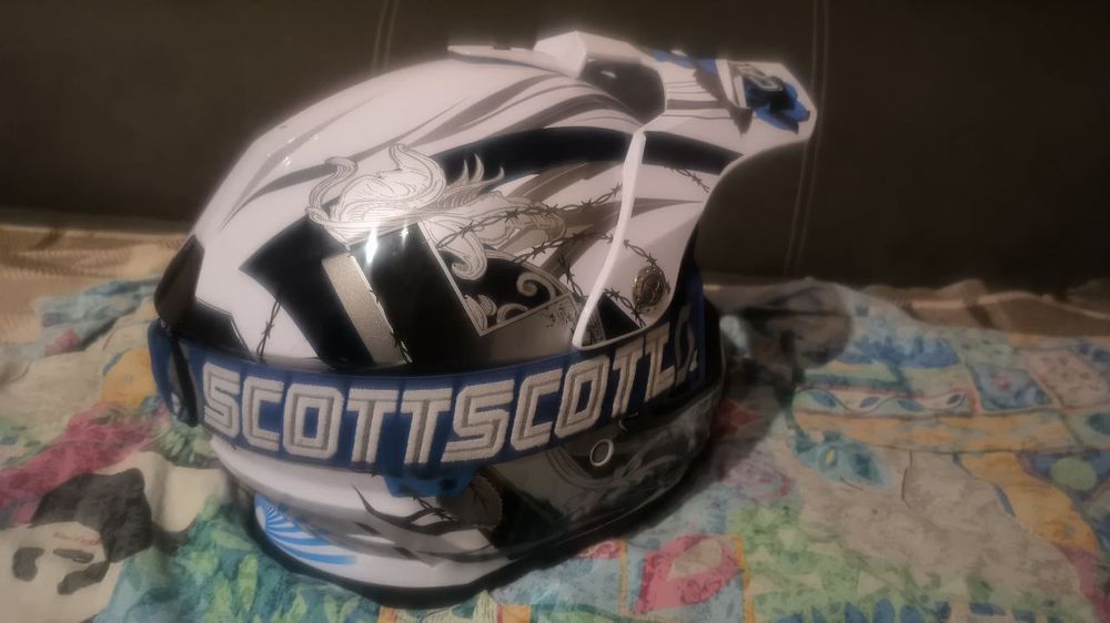 Кроссовый эндуро мото шлем
