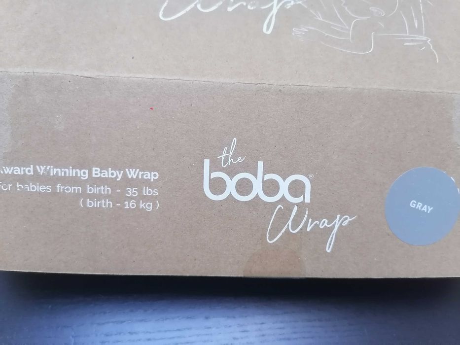 Pano elástico porta-bebés Boba Wrap grey