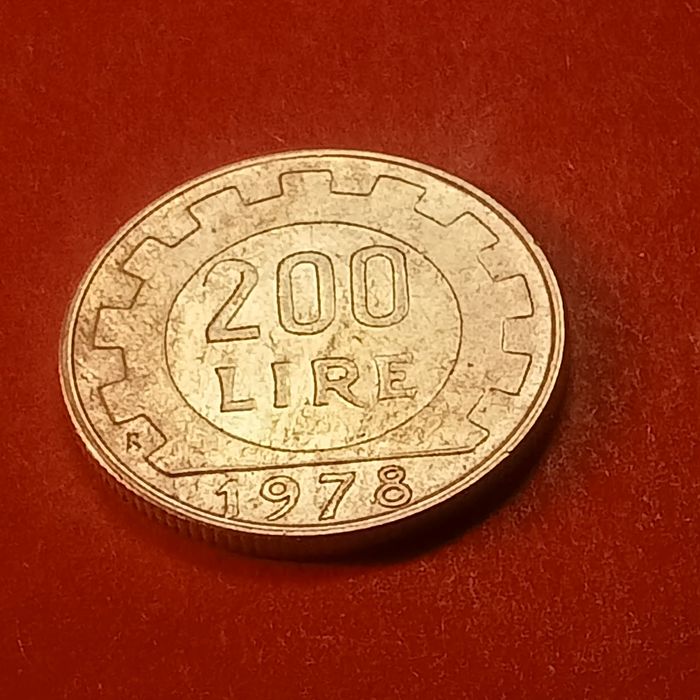 moeda 200 liras 1978