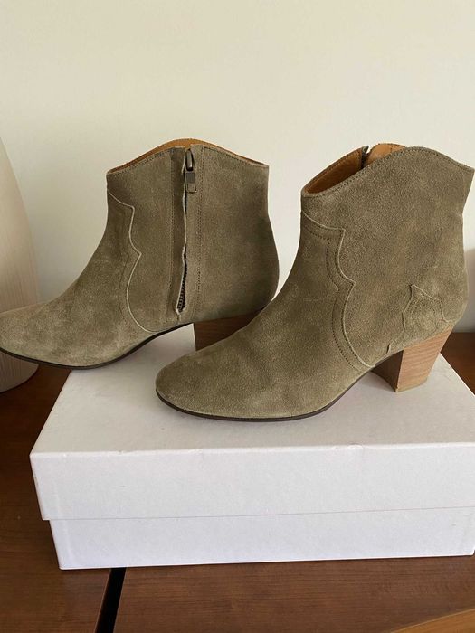 Isabel Marant Dicker Botki Taupe rozmiar 37