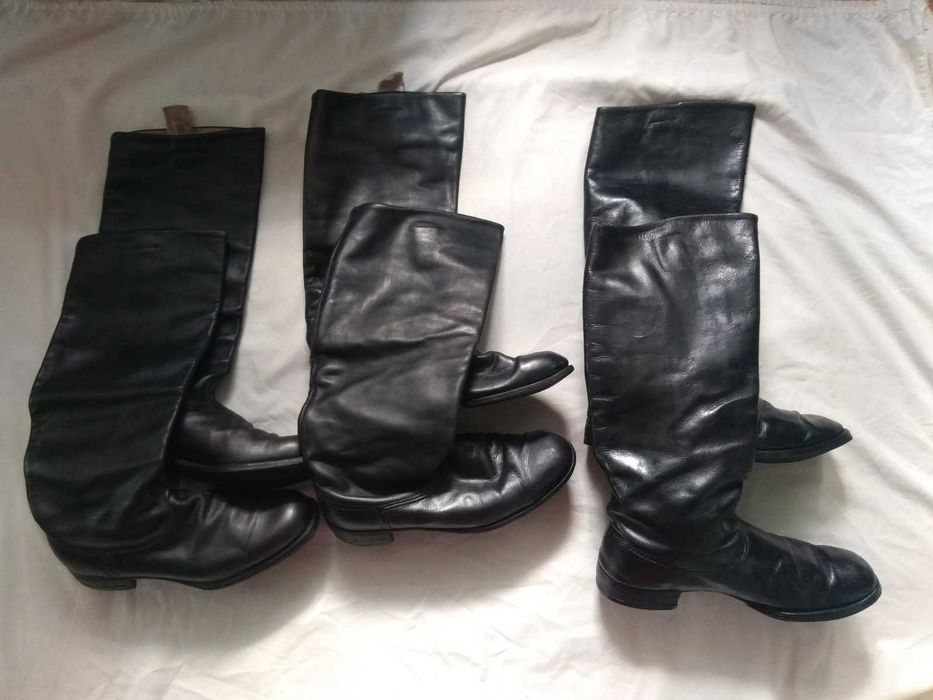 Сапоги кожаные офицерские военные б/у 43. ///