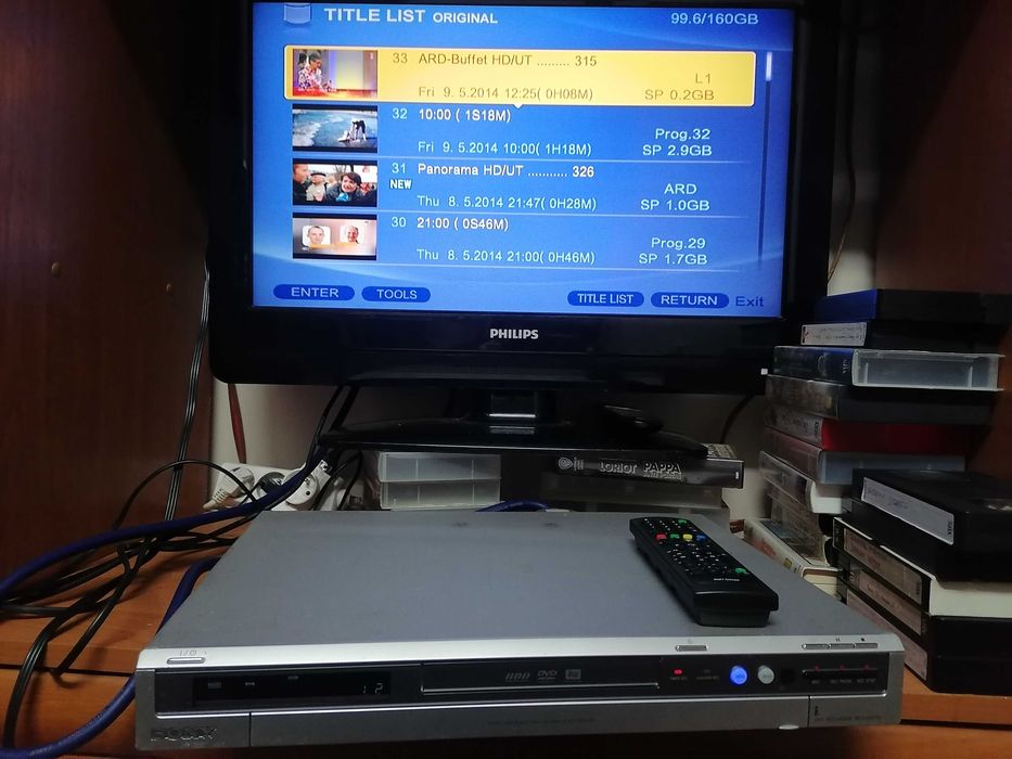Nagrywarka Sony RDR-HX710 DVD Recorder/HDD160GB Pilot