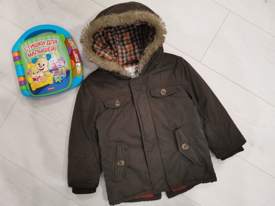 Фирм демисезон парка, куртка, курточка Matalan на 18-24 мес. 1,5-2-3 г
