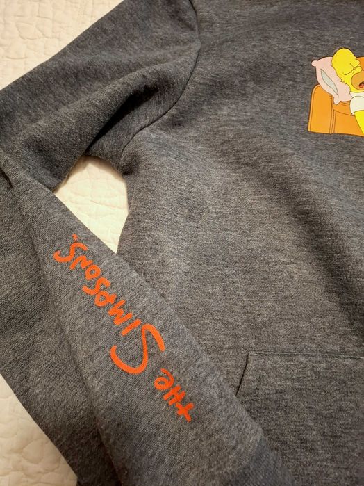 The Simpsons Homer bluza z kapturem hoodie M szara