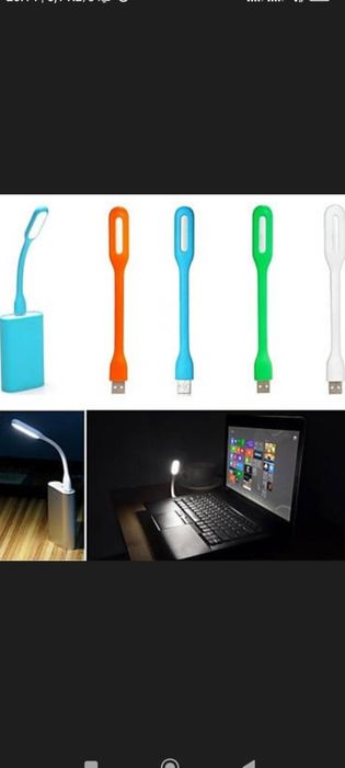 Гнучка USB-лампа, світлодіодна лампа usb для ноутбука