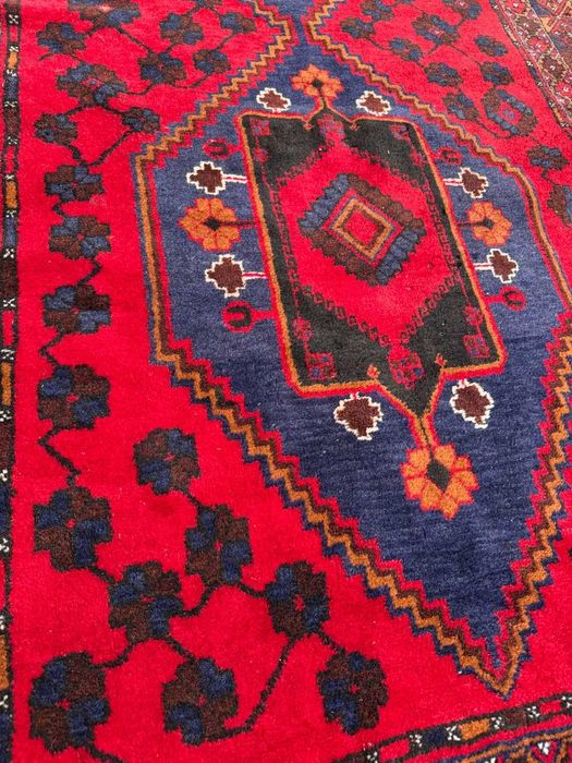 Vintage wełniany dywan chodnik perski Hamadan 300x130 galeria 15 tyś