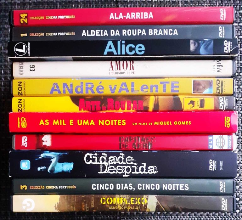 52 DVDs - Cinema Português - Muito Bom Estado