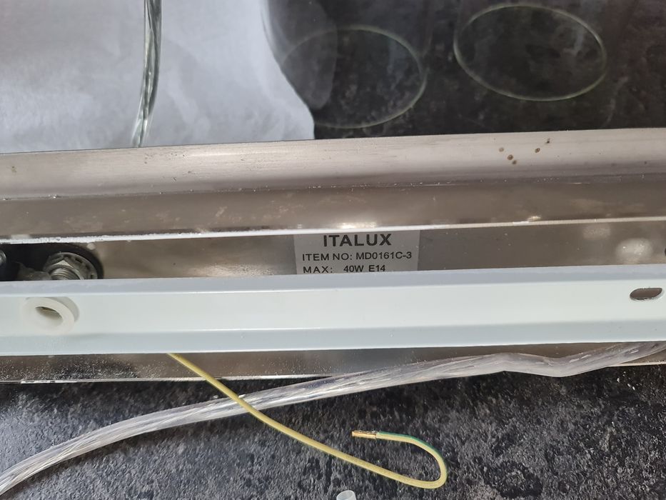 Lampa żyrandol ITALUX Md0161c-3, 3x8W barwa biała 3 szklane tuby