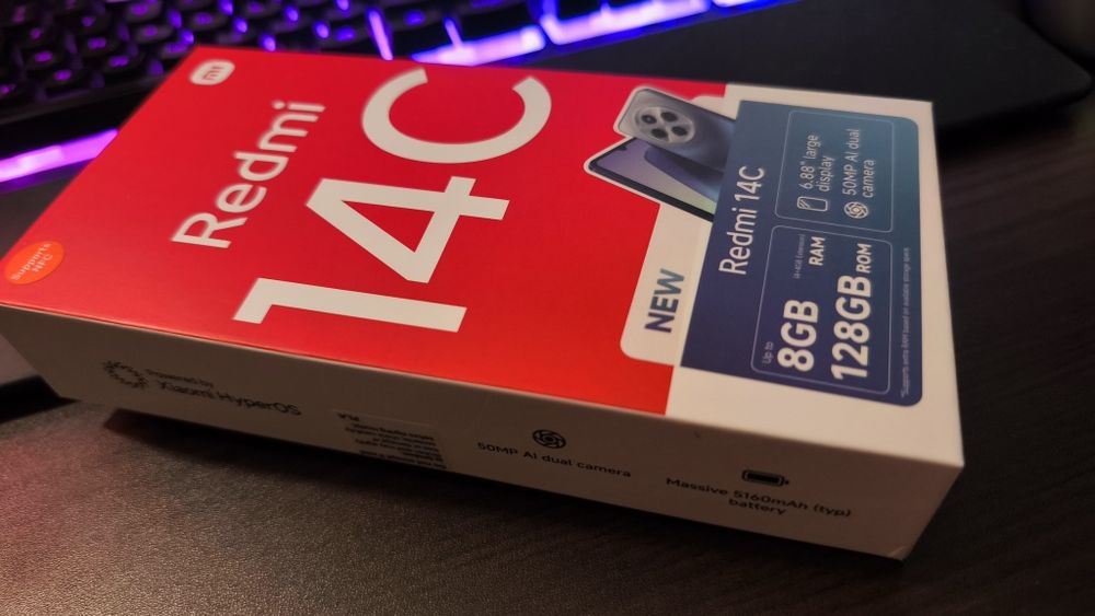 Nowy Redmi 14C 8/128Gb Midnight Black