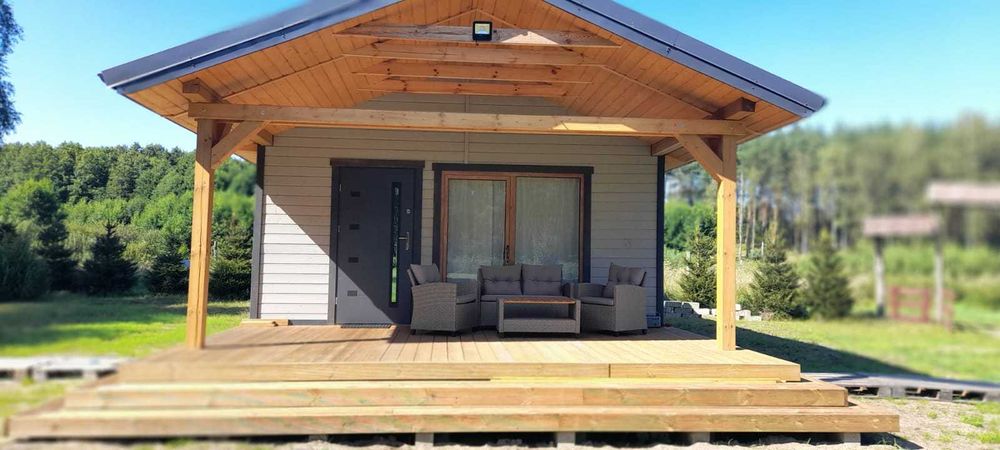 Domek Zacisze nad Zatoką przy jez. Komorze