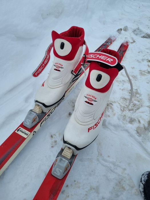 Narty biegowe Fischer XC Crown 210 cm + buty Fischer 40 2/3