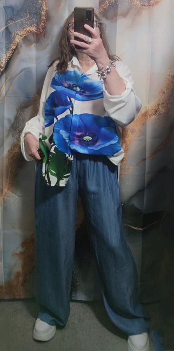 Spodnie z tencela jeans
