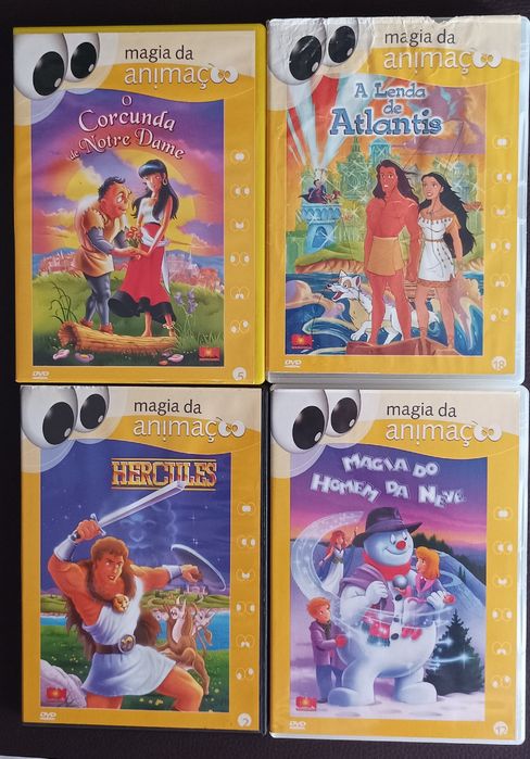 Filmes de animação em DVD