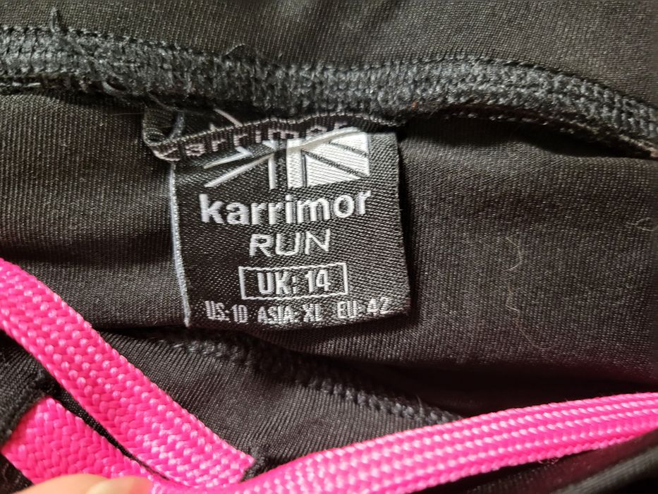 Kolarki spodnie do biegania Karrimor rybaczki za kolano 42