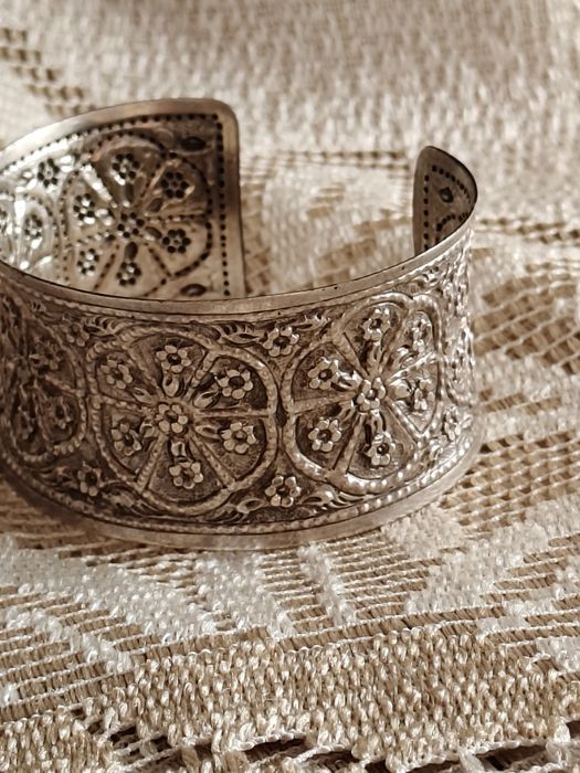 Piękna  bransoletka srebna