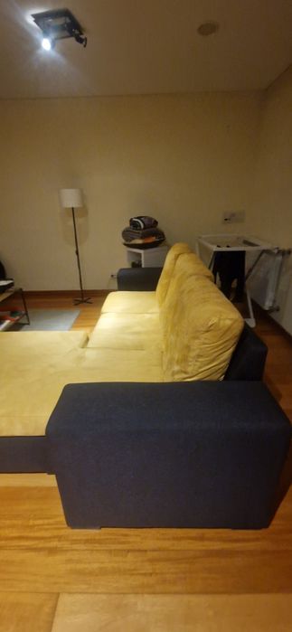 sofa 2 lugares com chaise long preço negociável