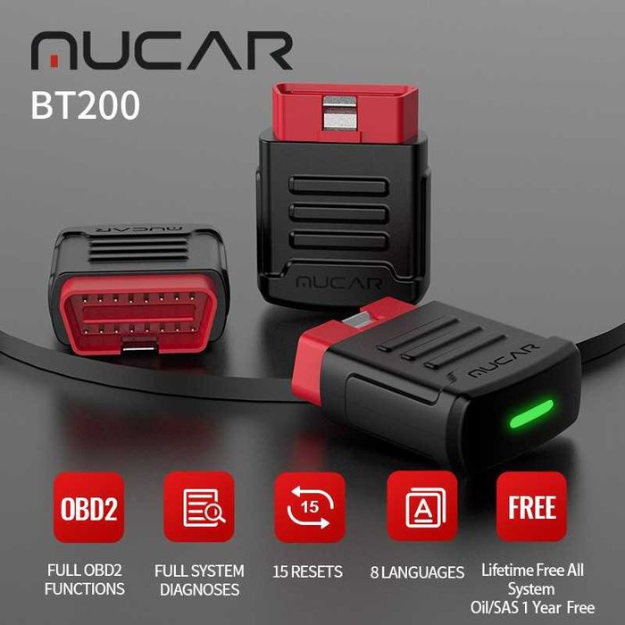 Mucar BT200 Мультимарочний Автосканер (EasyDiag,ThinkDiag x431/elm327)
