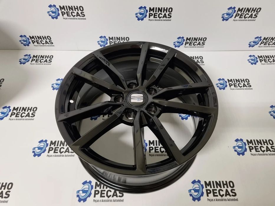 Jantes Seat Leon em 17 Preto Brilho (5x112)