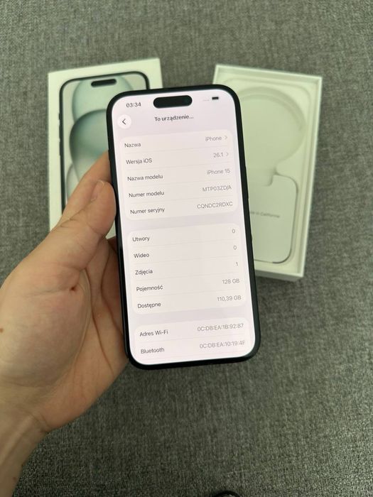 iPhone 15 – 82% Bateria, Stan 9.5/10, Bardzo Dobry