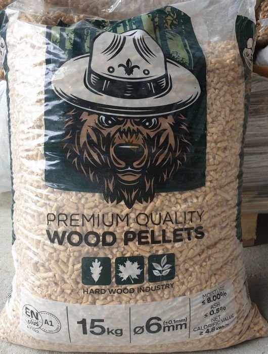 Pellet drzewny wysokiej jakości certyfikowany