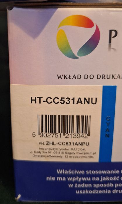 Zestaw nowych tonerów zamienników Prism