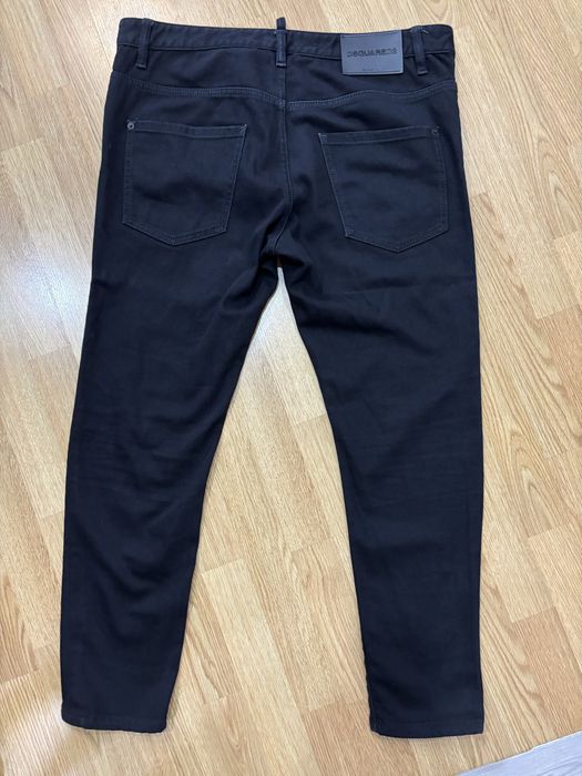 Джинсы DSQUARED2 54 размер черные cotton