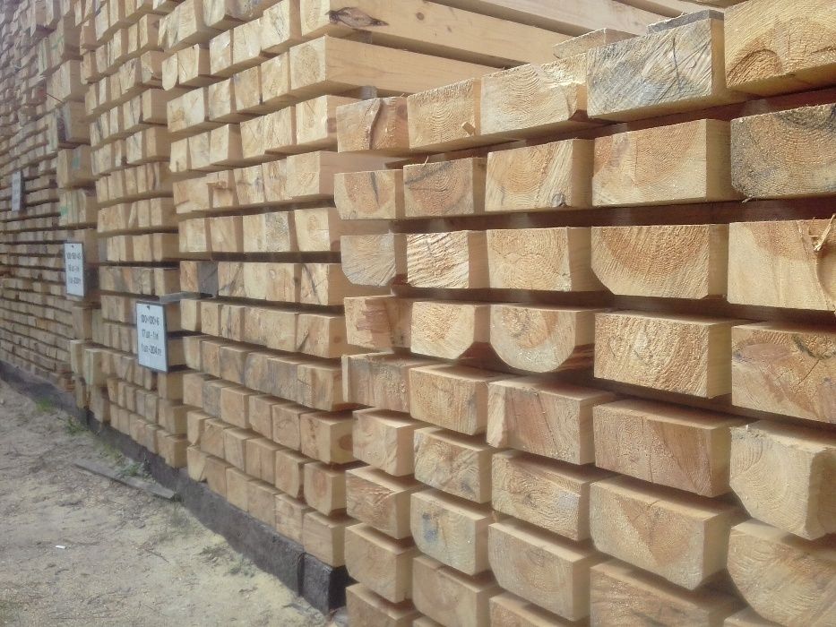 Дошка обрізна рейка брус. Пиломатеріали.