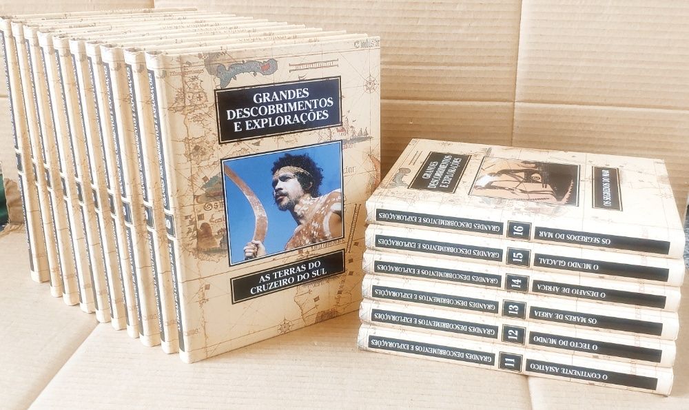 GRANDES DESCOBRIMENTOS E EXPLORAÇÕES - 16 Volumes