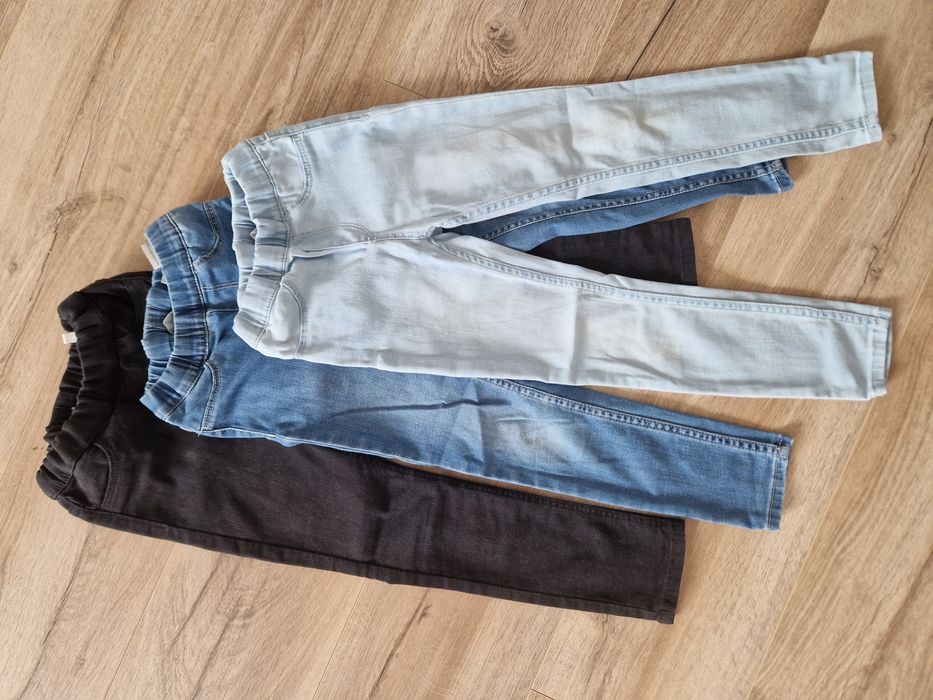 Zestaw- Jegginsy dziewczęce H&M rozmiar 110
