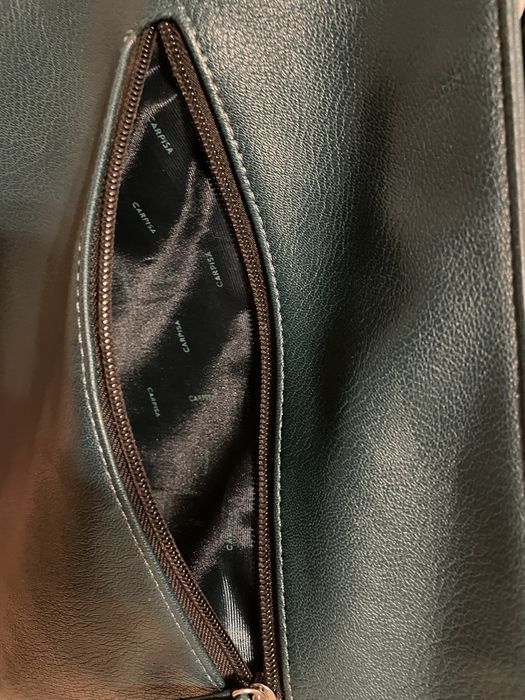 torba na ramię Carpisa butelkowa zieleń stan idealny