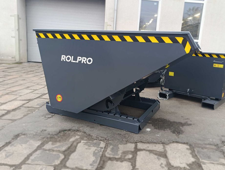 Koleba / Kontener samowyładowczy / Pojemnik metalowy 1500l - NOWOŚĆ!!!