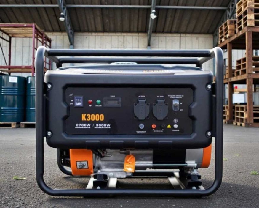 Бензогенератор Kingway K3000 3 кВт однофазний 220В ручний запуск