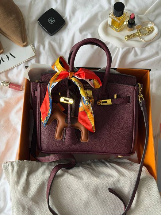 Сумка Hermès Birkin 25 / 30 Burgundy/Gold