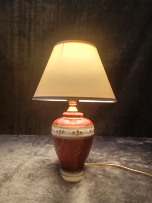 Lampka stołowa ceramiczna włoska