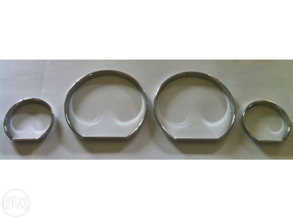 Aros quadrante cromados para BMW E46