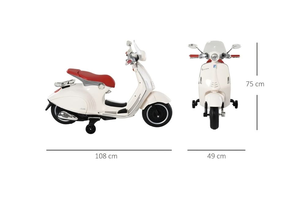 Mota Vespa Branca
