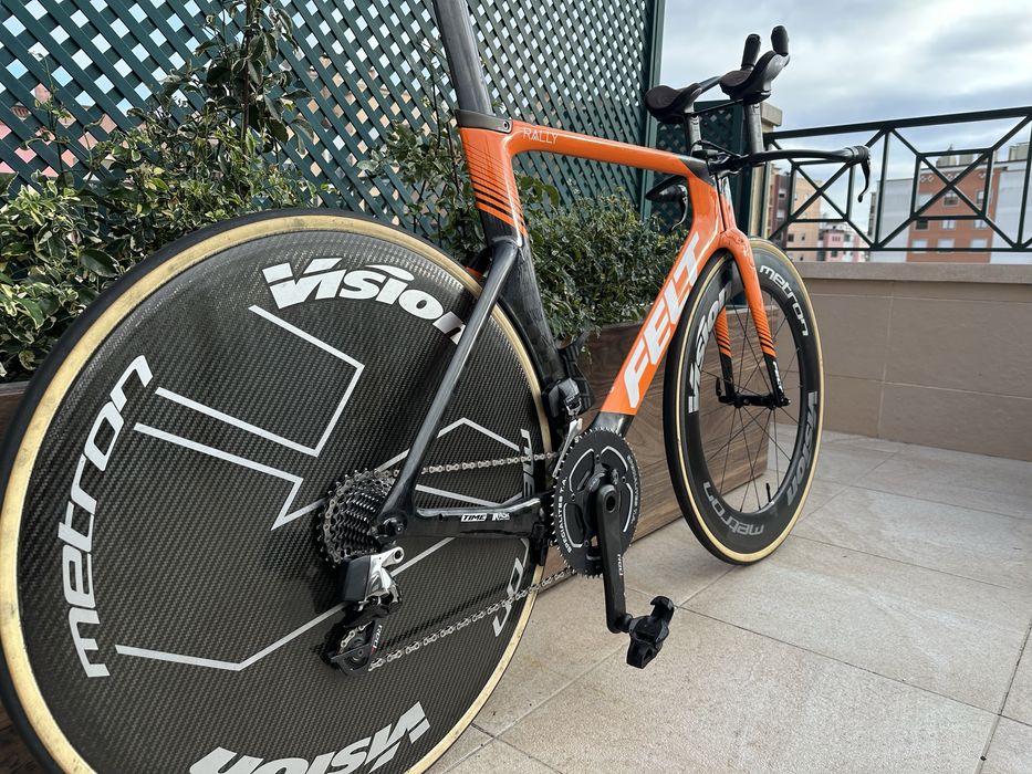 Bicicleta Triatlo/TT Felt DA1 - Sram Red Etap - Potenciómetro