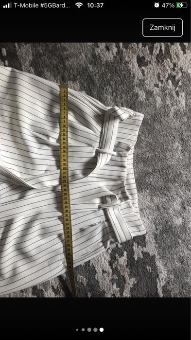 Spodnie garniturowe wysoki stan super stan