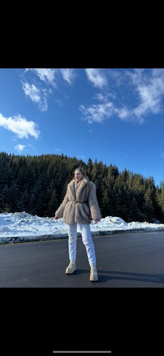 Шуба з екохутра ZARA