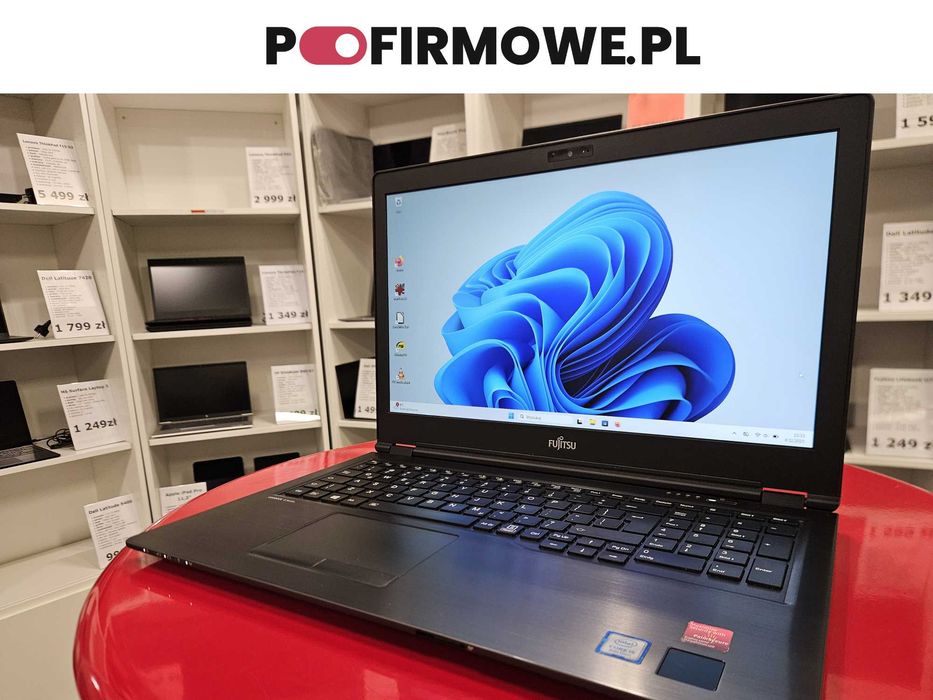 Fujitsu LifeBook U758 15" i5 16GB 256SSD FHD IPS HDMI Win11 Faktura