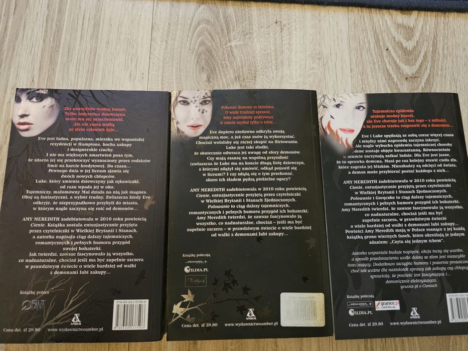Amy Meredith wampiry cienie gorączka
