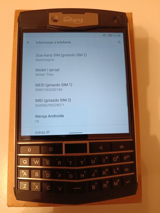 Telefon Unihertz Titan stan bardzo dobry Łódź
