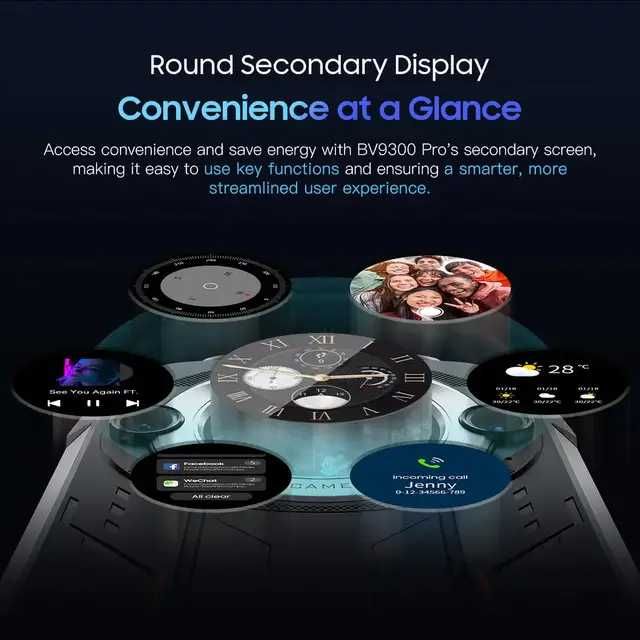 Смартфон Blackview BV9300 PRO Black 8/256Gb 15080mAh 100Lm NFC Global