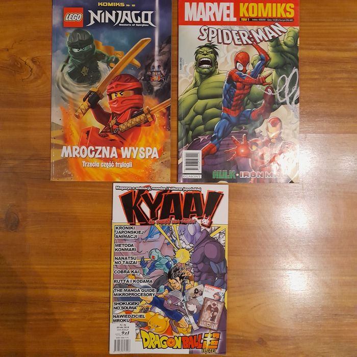 Czasopisa Marvel, DragonBall, Ninjago