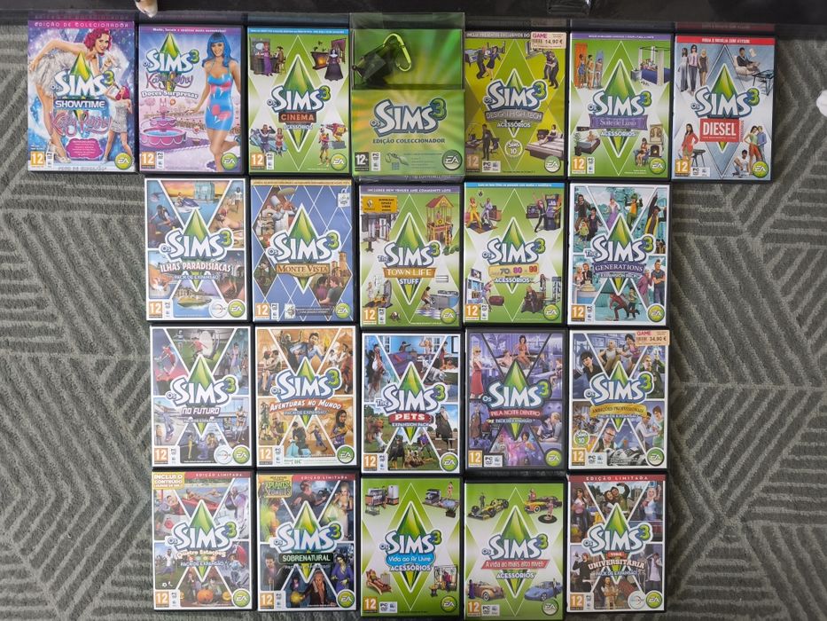 Jogos PC Sims 3/4 como novos